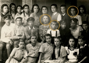 Елисавета Василянска с ученици,1946 г.